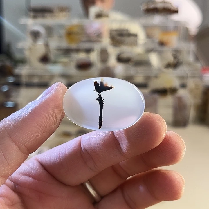 玛瑙/玉髓吊坠(不含链)未镶嵌天**月