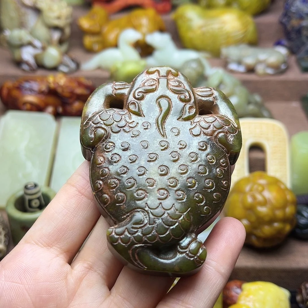 白玉菩提吊坠139。。