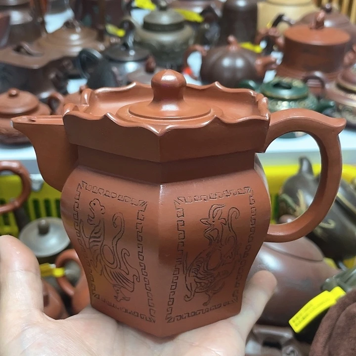 茶壶紫砂400cc宜兴紫砂壶