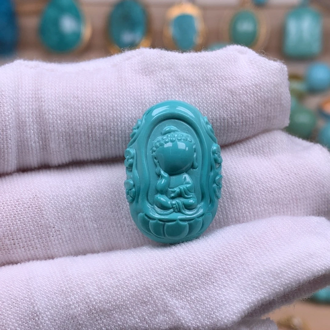 绿松石未镶嵌珠宝奇石