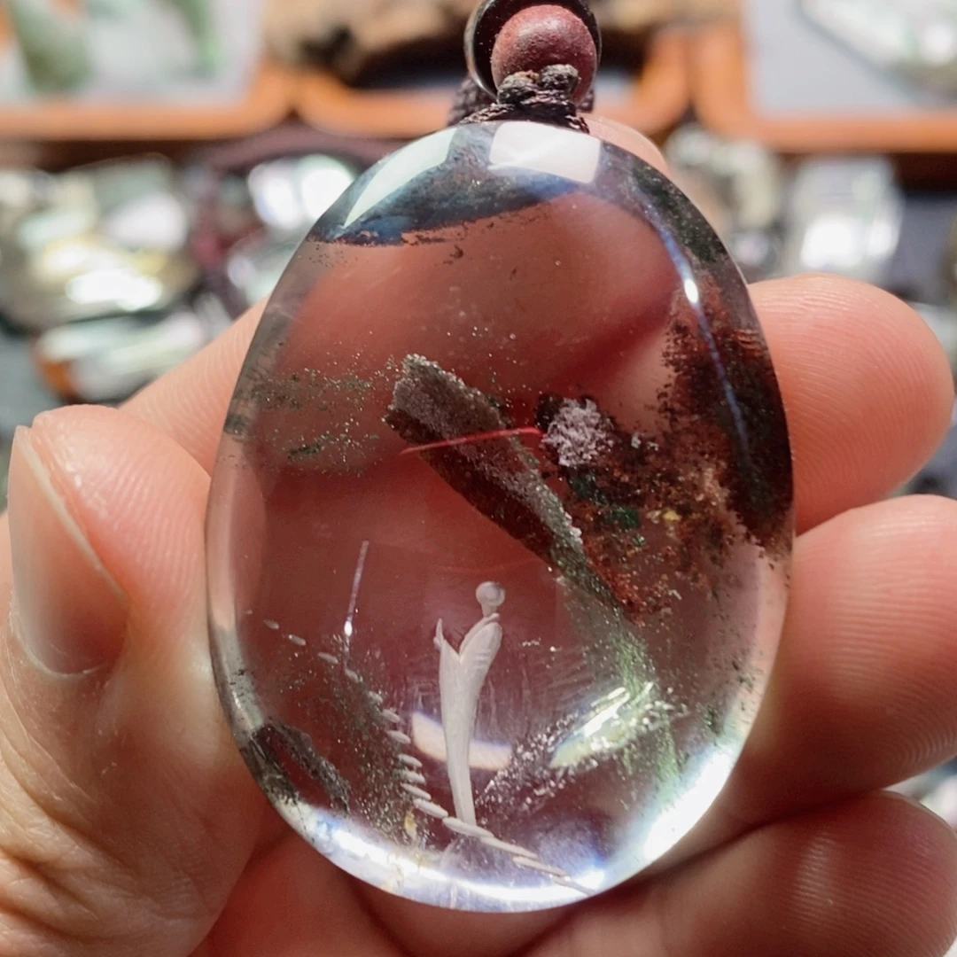 水晶未镶嵌吊坠(不含链)