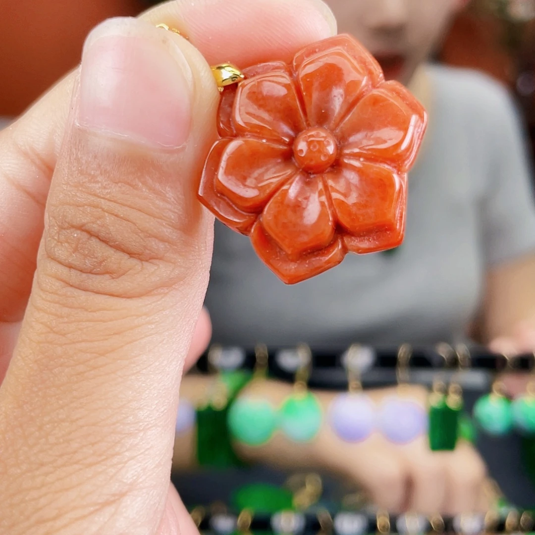 翡翠未镶嵌耳饰饰品