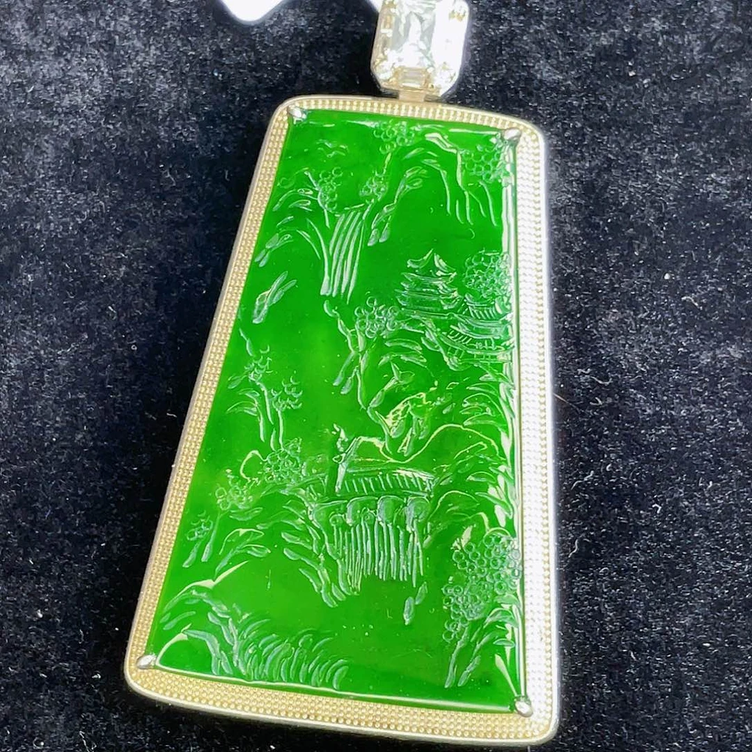 翡翠吊坠(不含链)未镶嵌