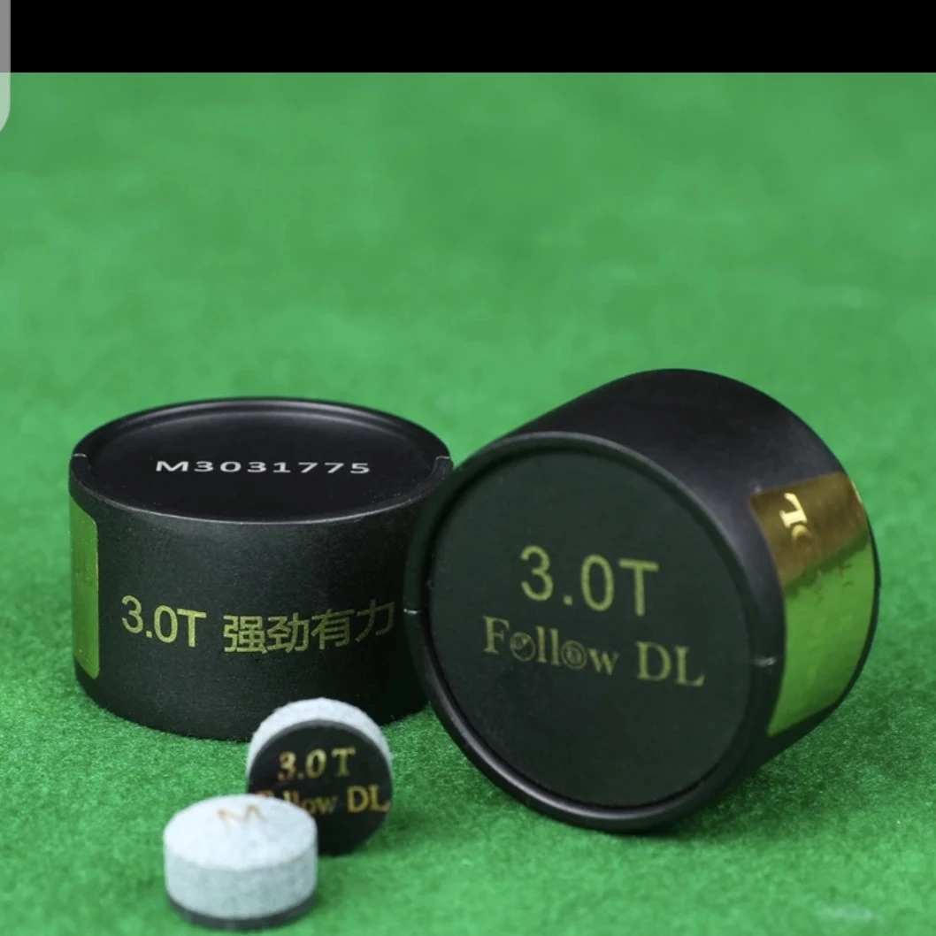 小头杆皮头台球皮头3.0T适用于中式黑八斯洛克30t皮头台球