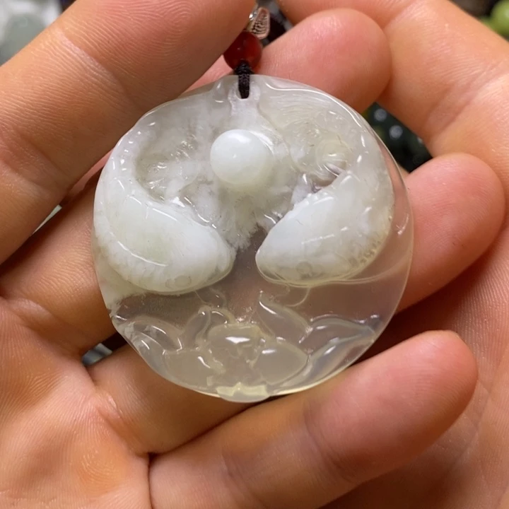 岫玉未镶嵌岫玉颈饰