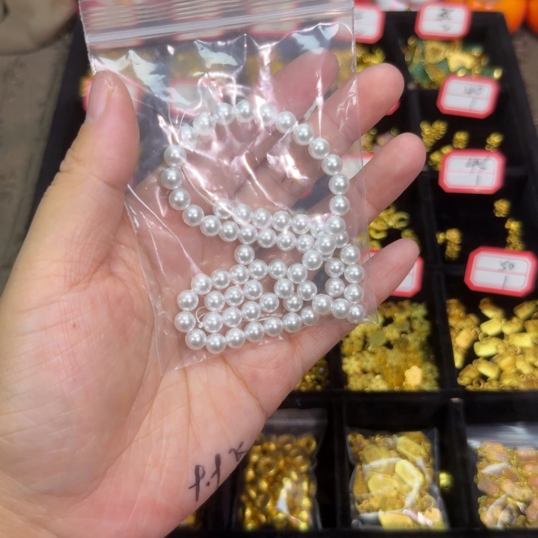 合金白色珍珍一条装