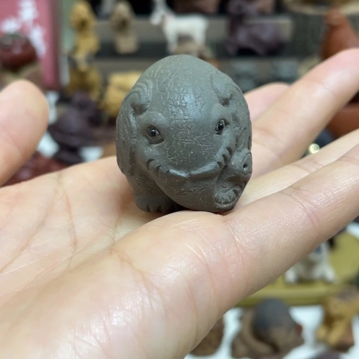 茶宠紫砂紫砂小象