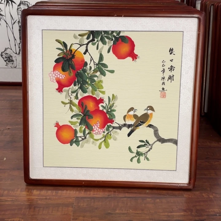 国画带框尺寸63*63厘米