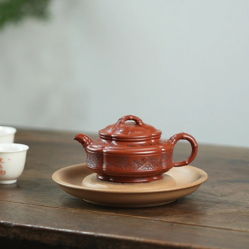 范家壶庄 海棠竹鼓 大红袍 170cc 范月红 范家品牌系列范家壶