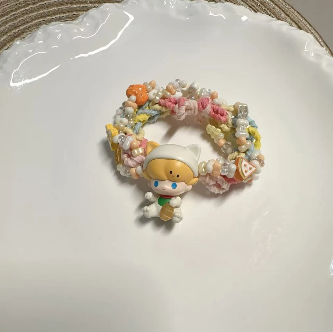 手作可爱卡通皮绳百搭少女时尚甜美甜美儿童亲子小众星黛露