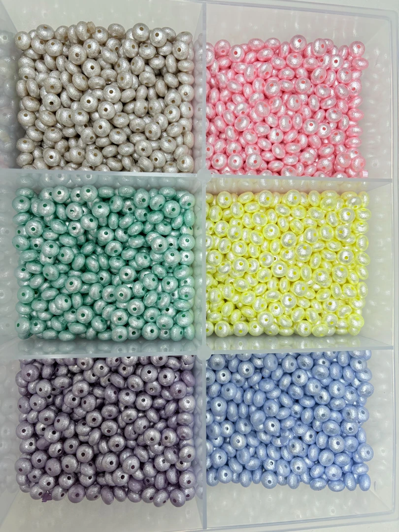 【海蒂加】糖纸系算盘珠k10手工DIY配件