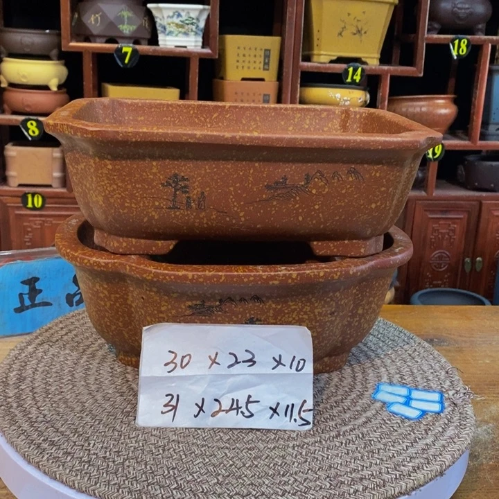 紫砂花盆紫砂花盆
