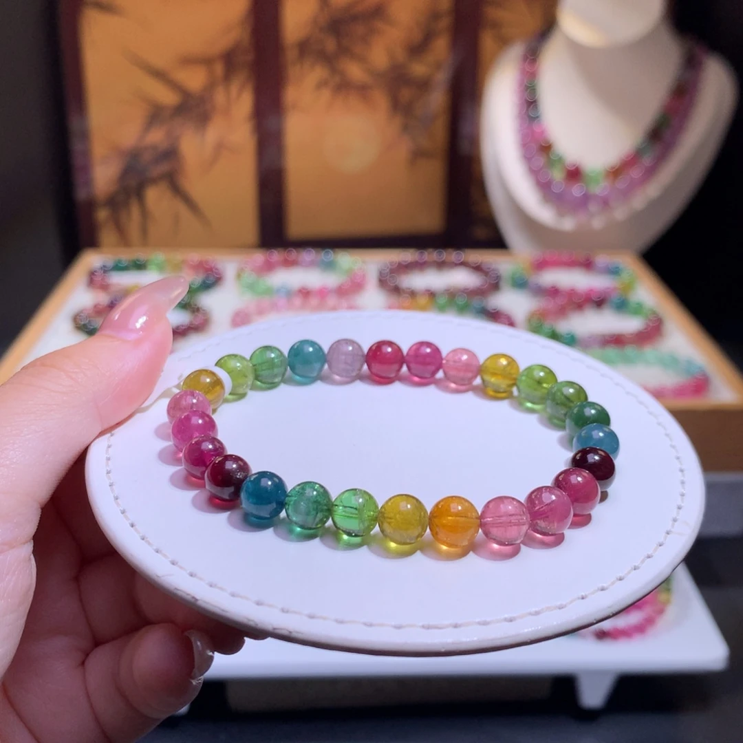 未镶嵌手链碧玺碧玺