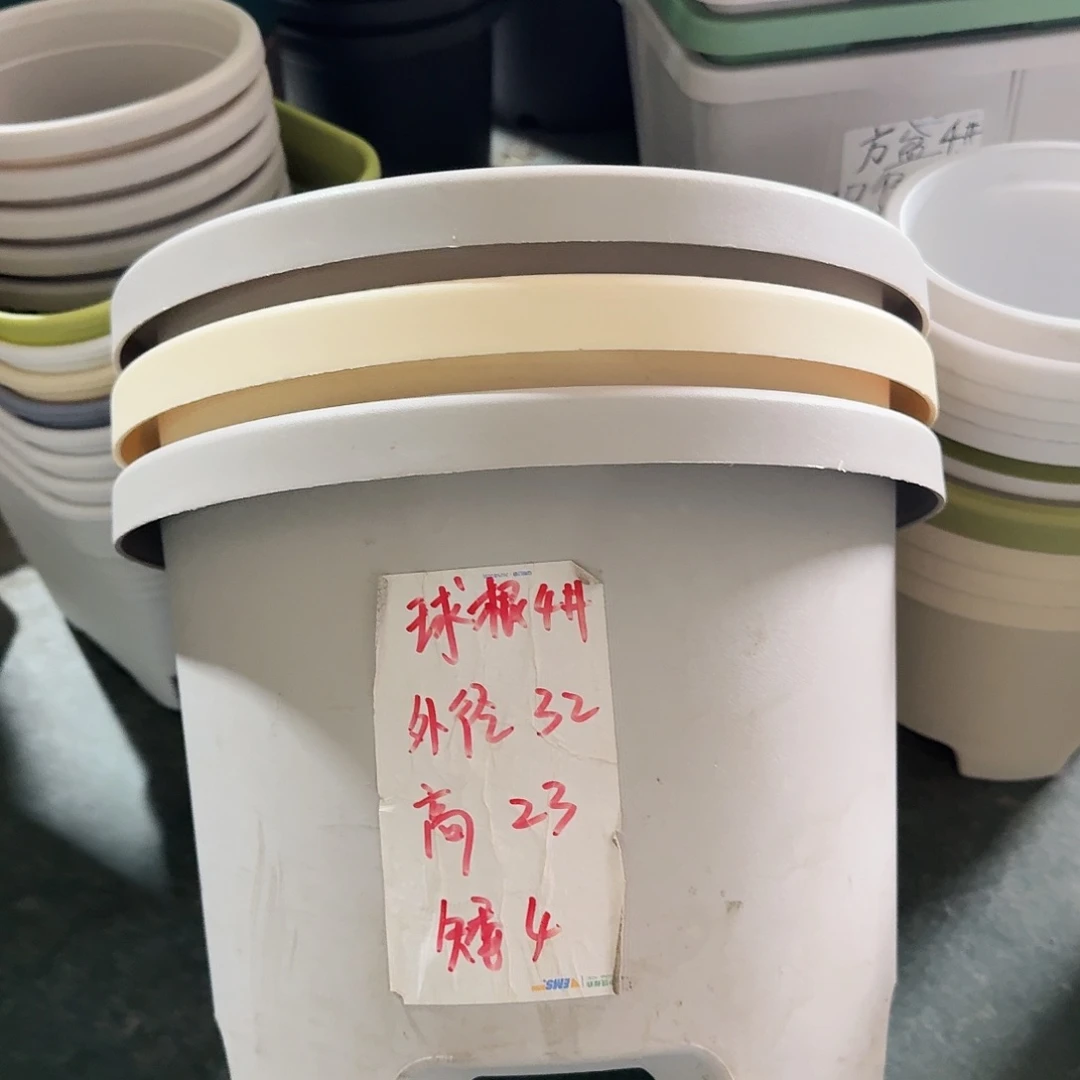 球根4#口径32无拖灰白5个