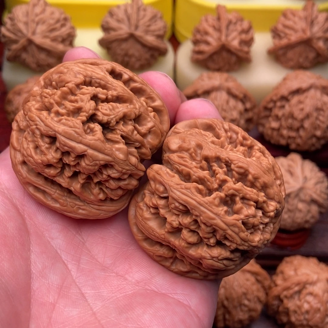 强***把件文玩核桃平谷大粗筋48