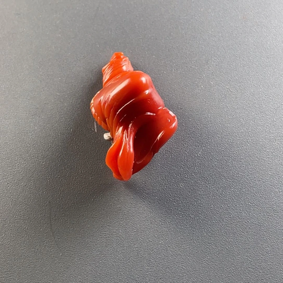 南红玛瑙天然原矿东山大水沟海螺吊坠未镶嵌