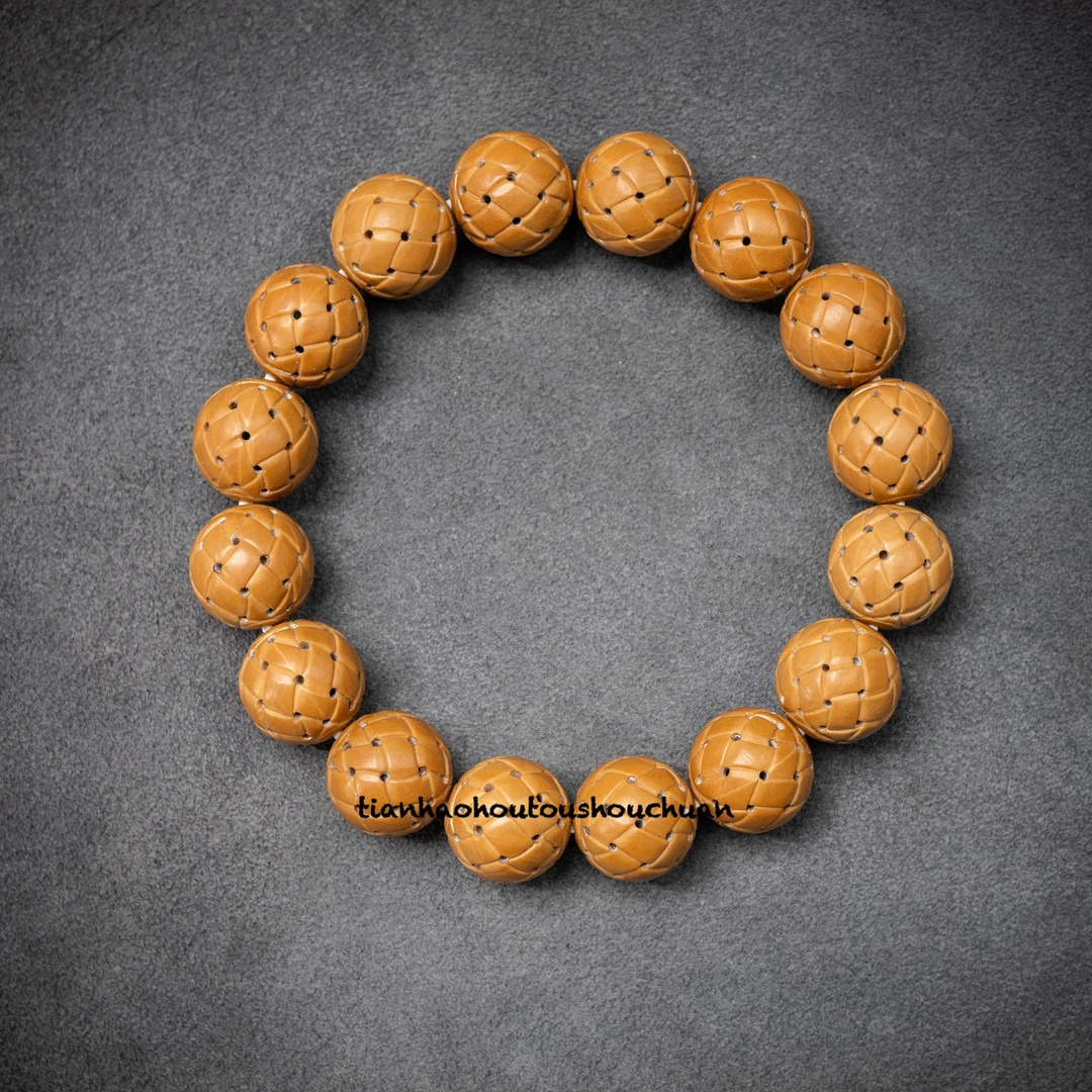 天皓猴头核桃 纯手工系列【绣球】