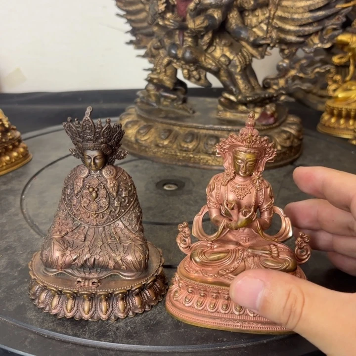 金刚总持藏佛紫铜摆件