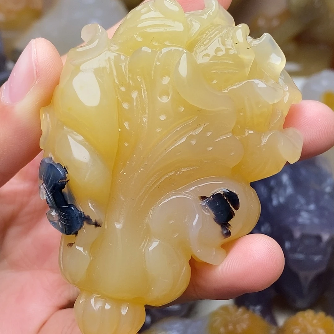 玛瑙/玉髓未镶嵌把件