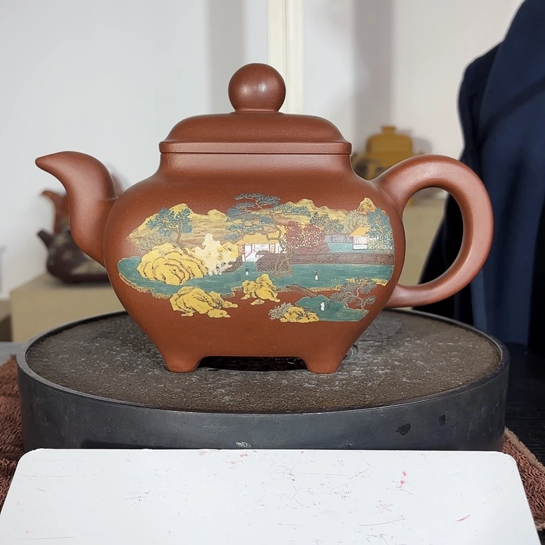 茶壶紫砂潘晨老师紫砂壶1000cc