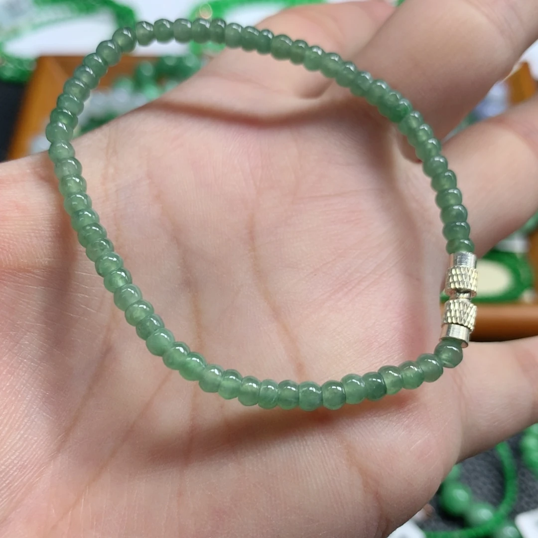 未镶嵌手链翡翠翡翠