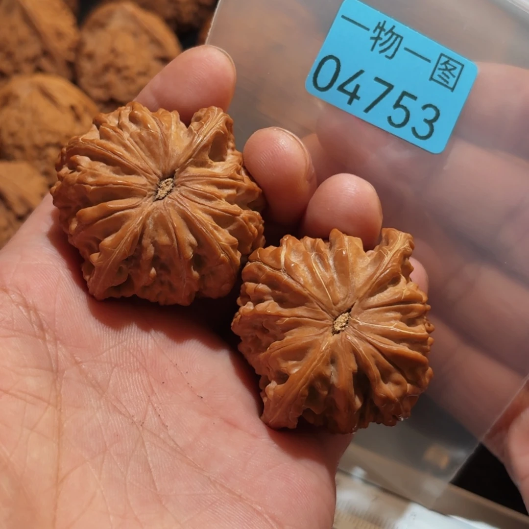 文玩核桃把件磨盘