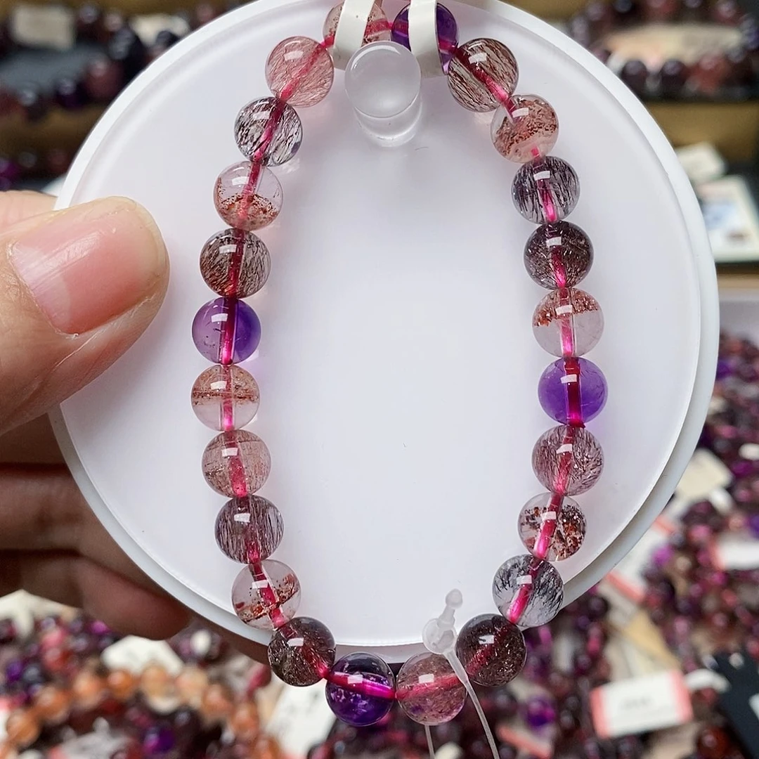 未镶嵌手链水晶c7036超七7+