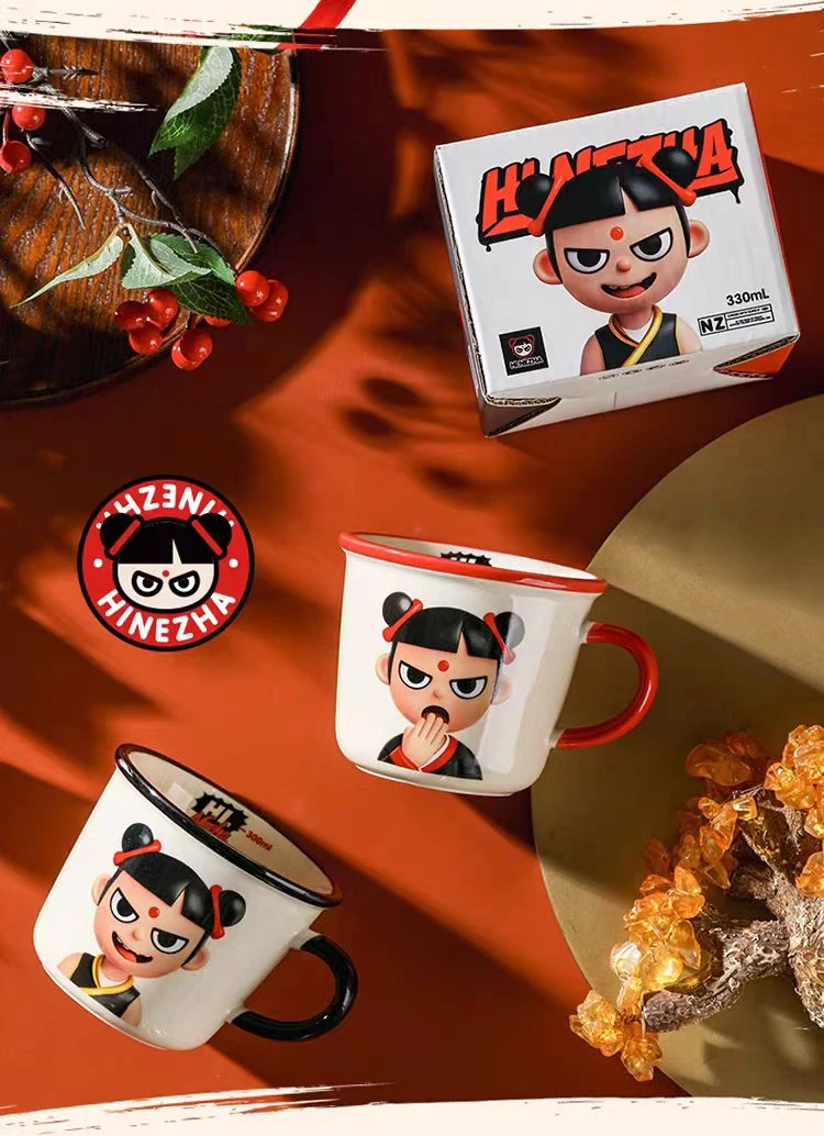 哪吒杯子新款马克杯 高颜值马克杯300ml