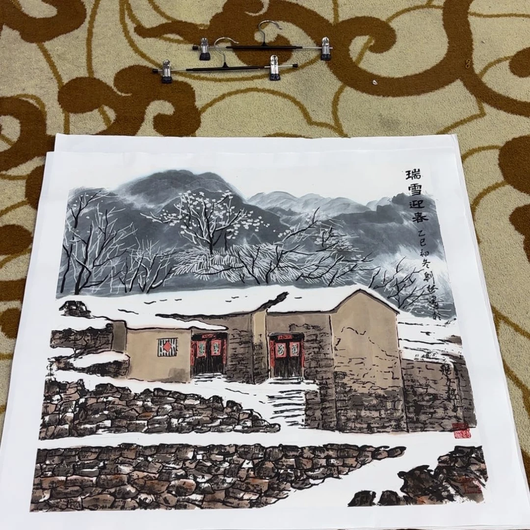 国画国画老师作品刘