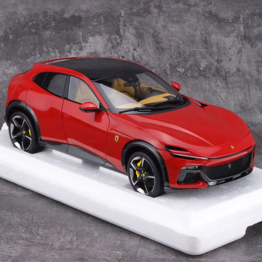 BBR 1:18 法拉利 Purosangue FUV SUV 标准红 合金全开汽车模型