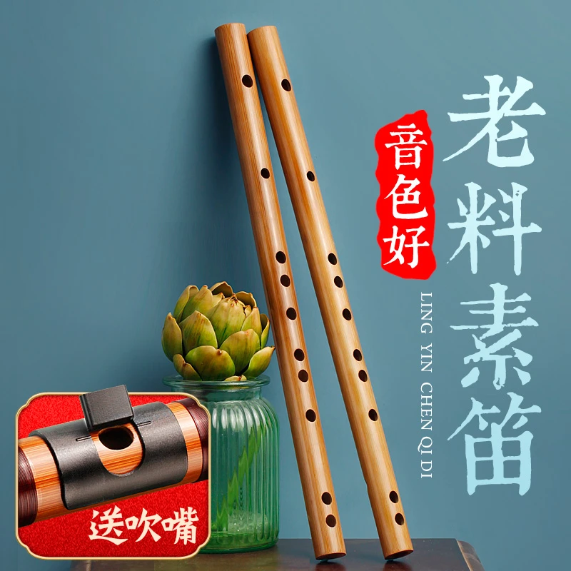 初学零基础入门笛子全素短笛专业演奏乐器横笛零基础素笛