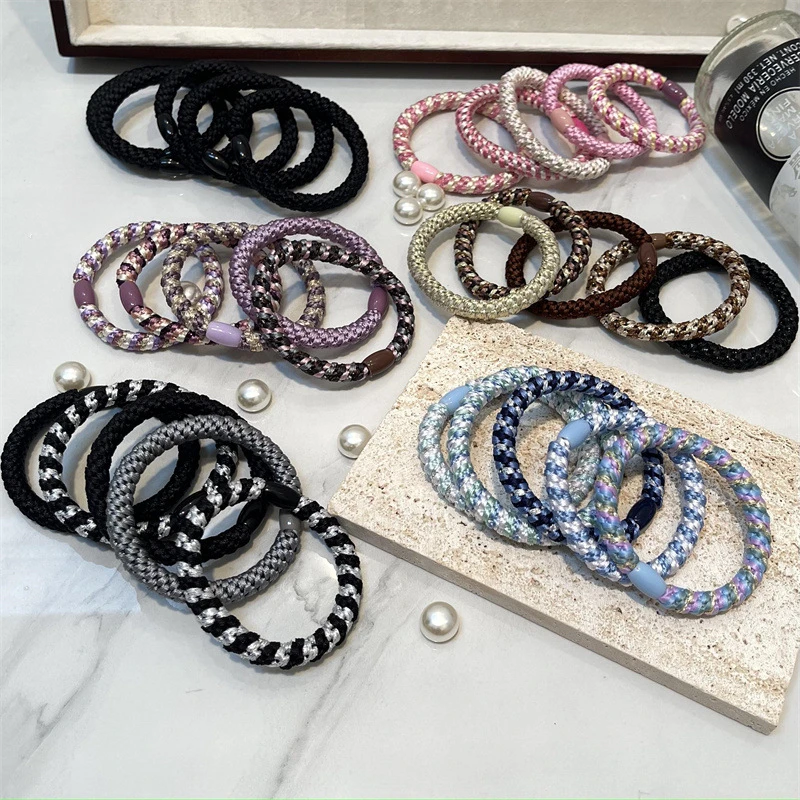 天王嫂昆凌同款高品质高弹发圈女扎发皮筋加粗耐用头绳高马尾发饰