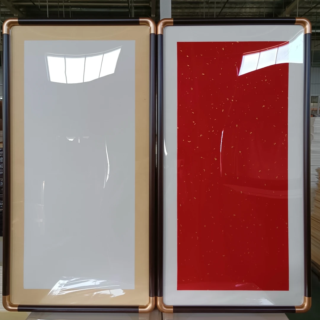 【相知】65x33仿铜角窄线条实木画框【到手2个】