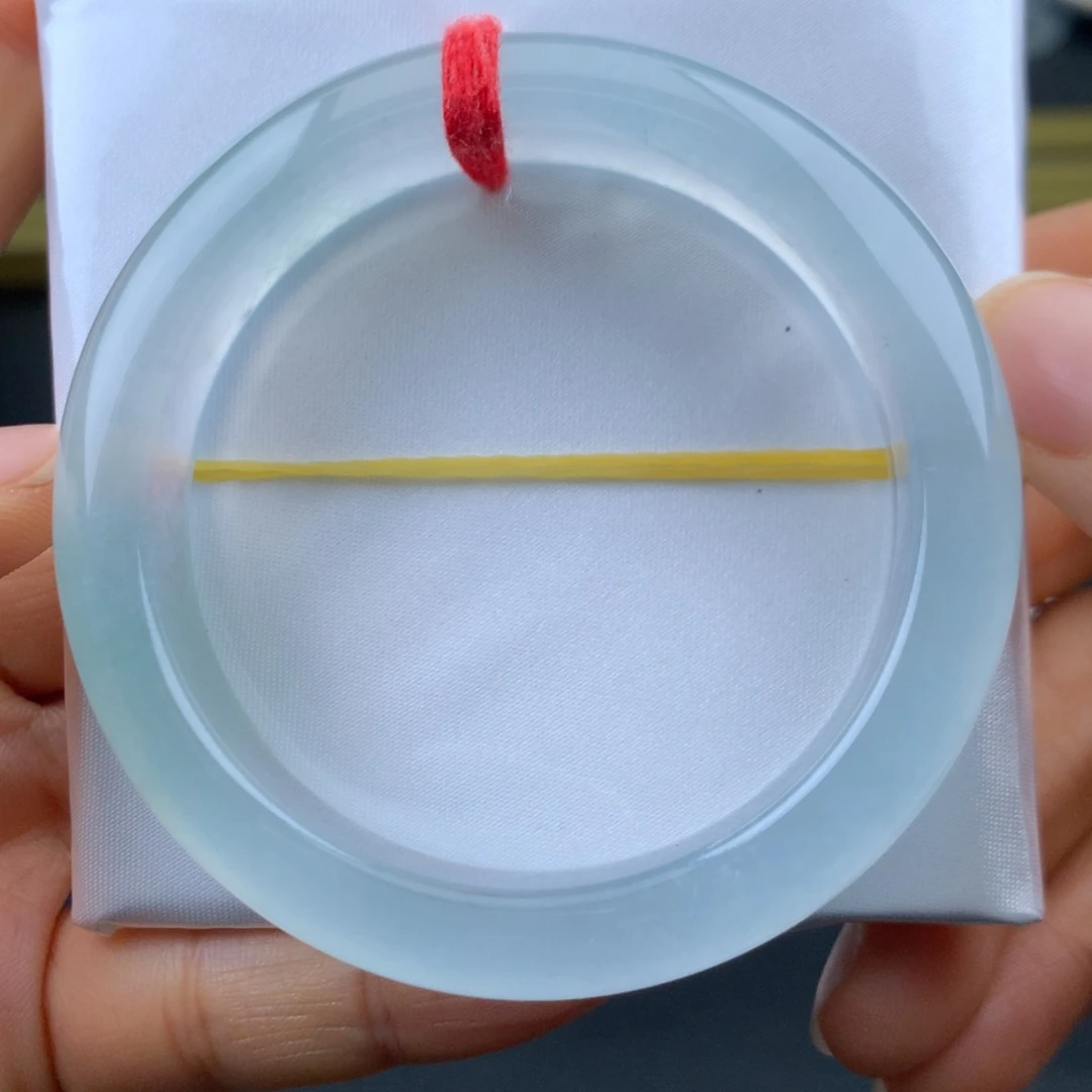 翡翠未镶嵌手镯小刚炮