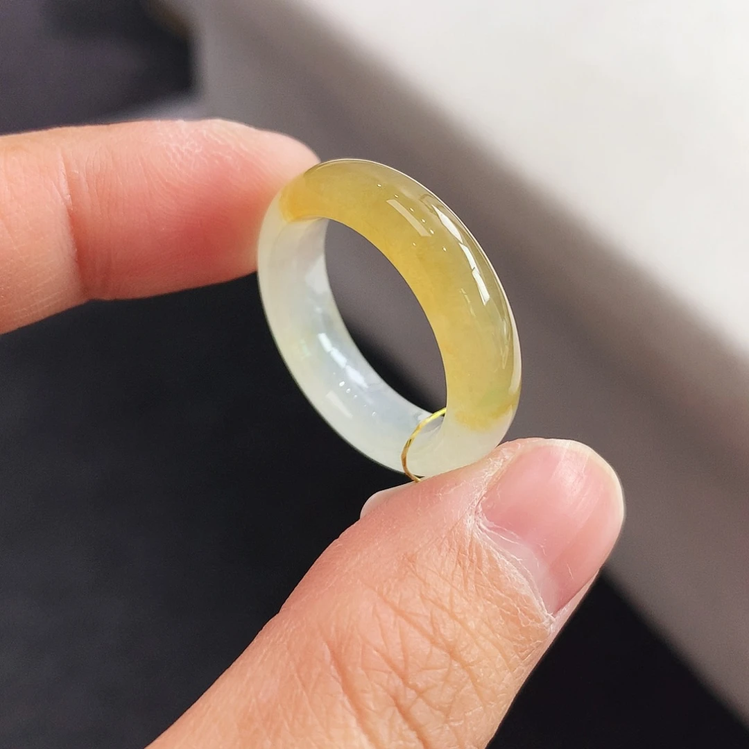 翡翠未镶嵌戒指19-20号