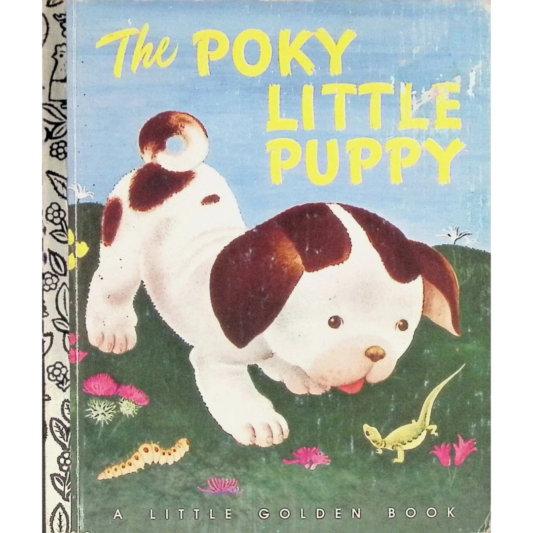 小金书原版英语绘本贪玩的小狗ThePokyLittlePuppy亲子共读