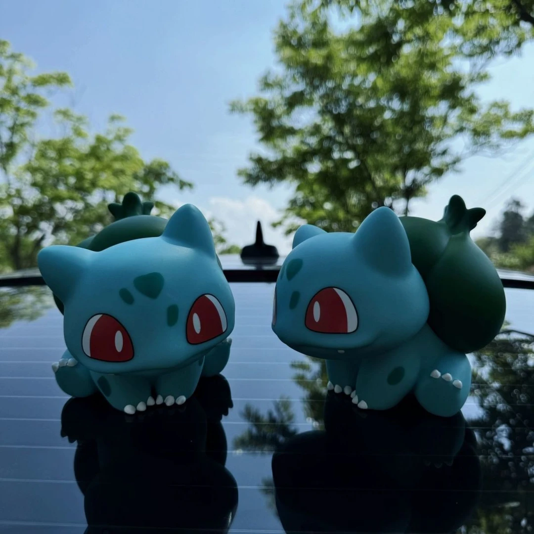 2025新款10cm妙蛙种子创意车载摆件可爱妙蛙车尾个性装饰车载娃娃