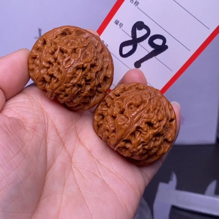 把件文玩核桃89，39水龙纹