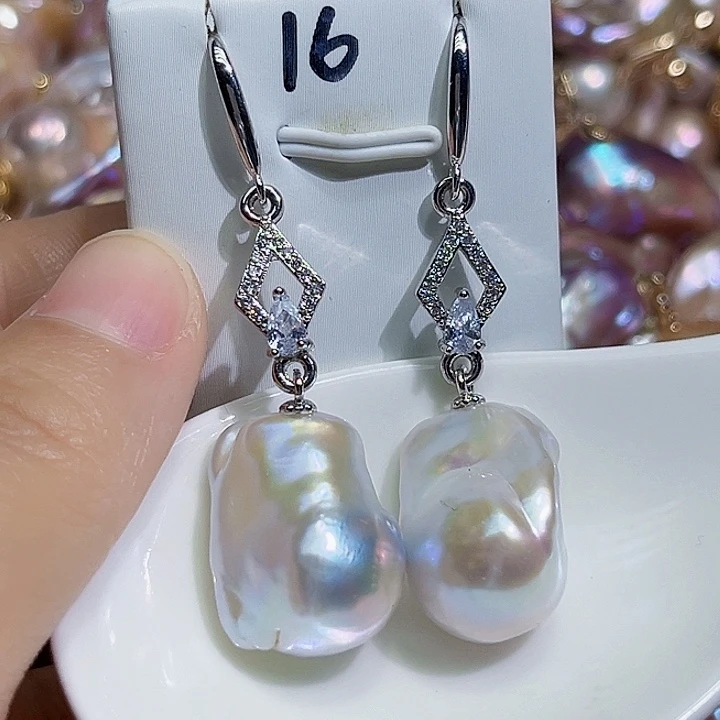 未镶嵌耳饰淡水珍珠