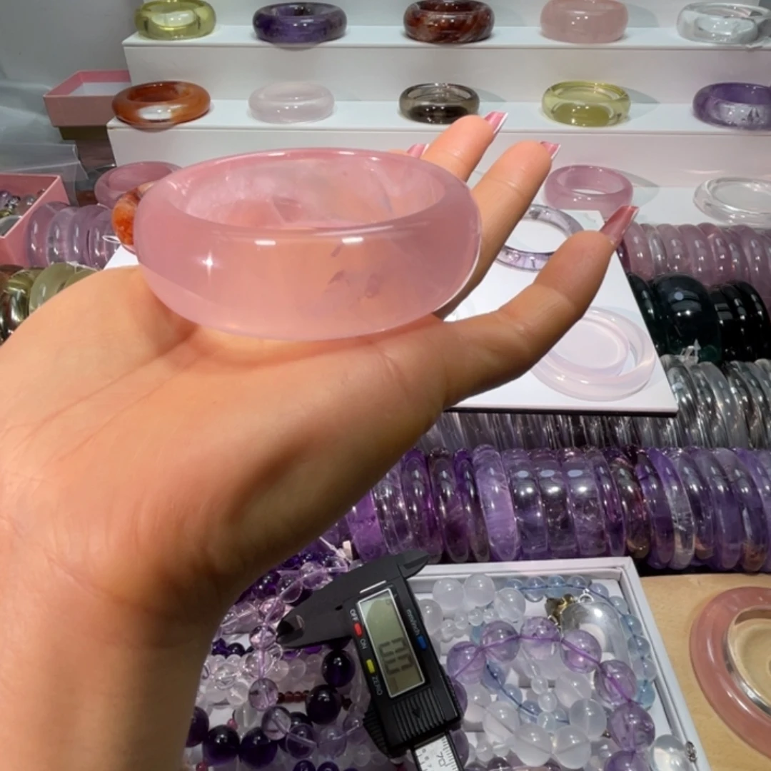 手镯未镶嵌水晶手镯58.5圈口5号