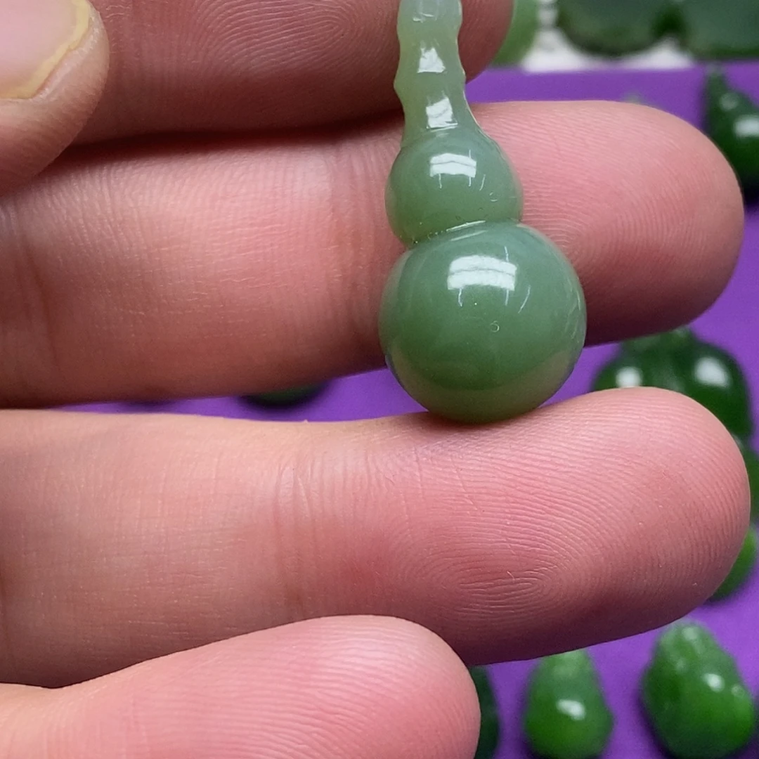 和田玉（碧玉）未镶嵌吊坠(不含链)