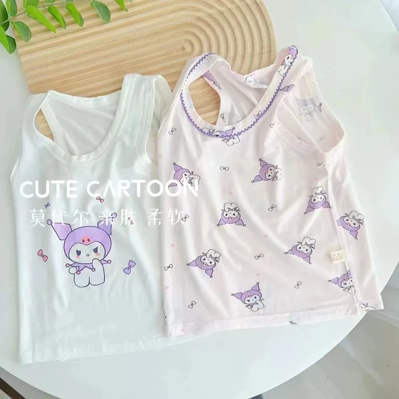 【儿童背心】无骨满印花亲肤柔软透气卡通背心