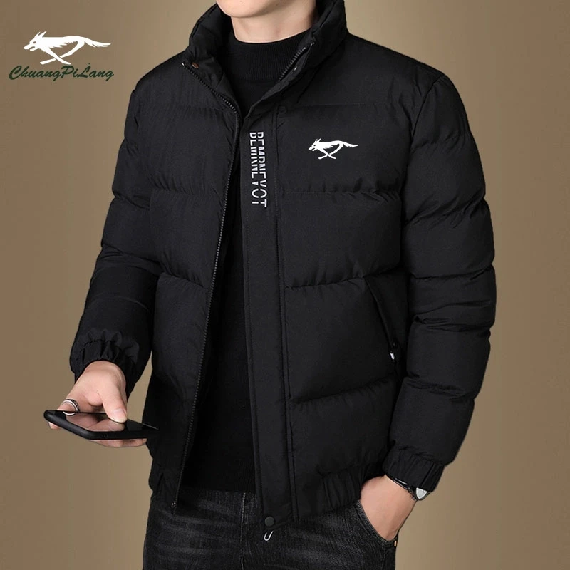 7匹男士断码狼冬季新款立领棉服短款时尚休闲百搭加厚保暖外套男