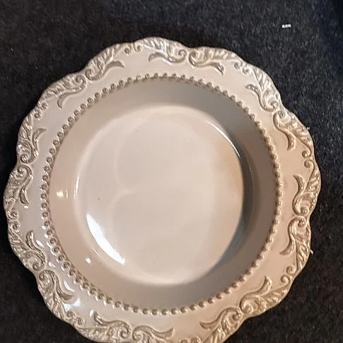 瓷片微瑕洛可可深盘两个一组