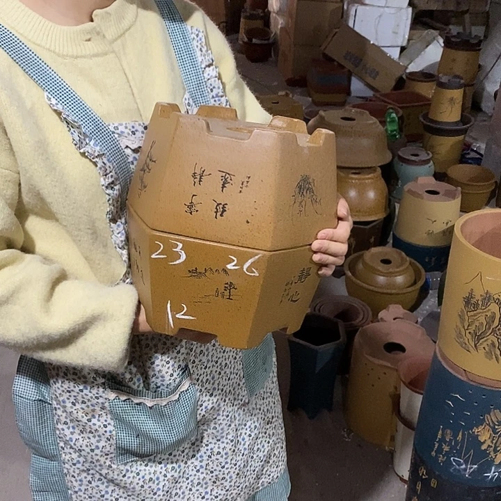 紫砂花盆紫砂花盆