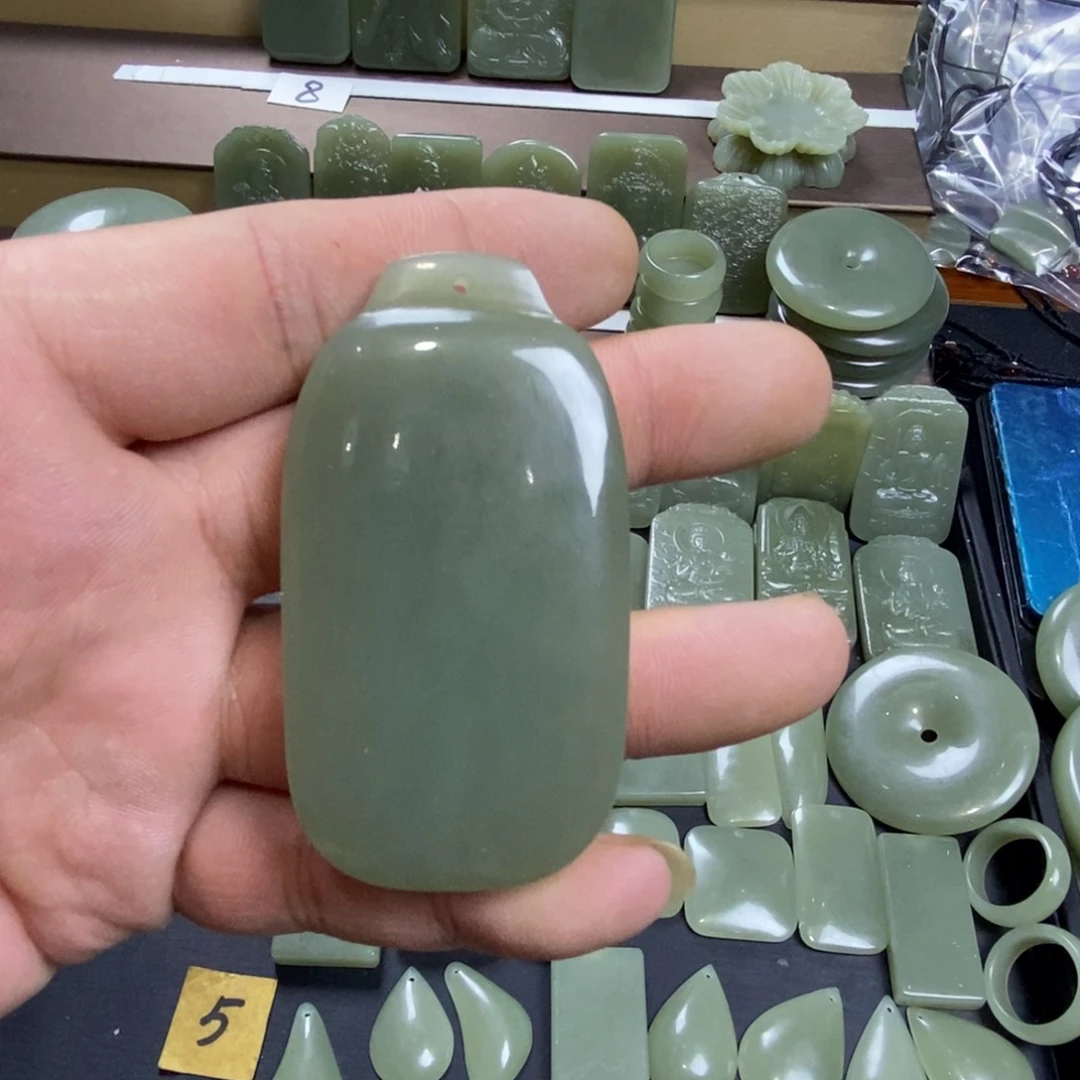 颈饰未镶嵌和田玉微*帮020