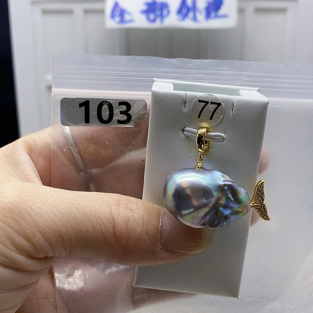 颈饰合金淡水珍珠