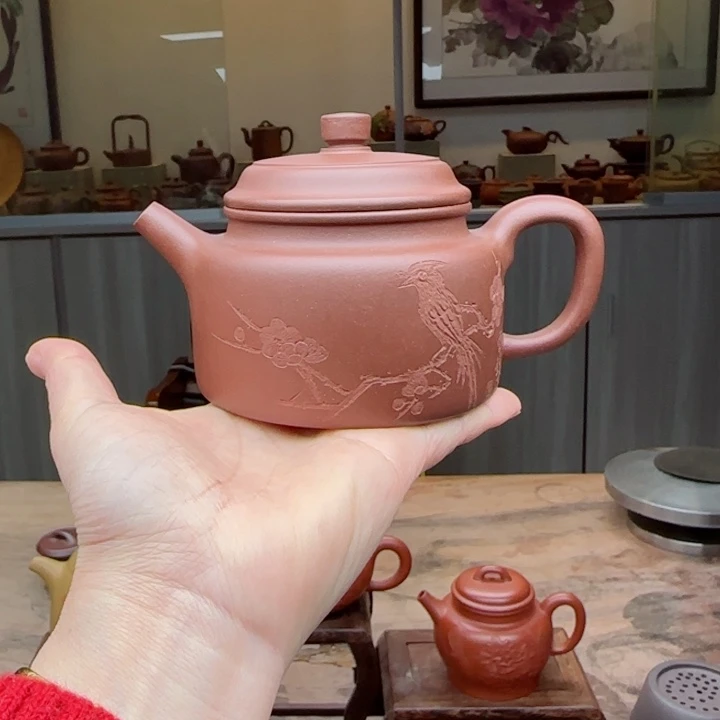 紫砂茶壶底槽清200 c C夫妻双国工作品