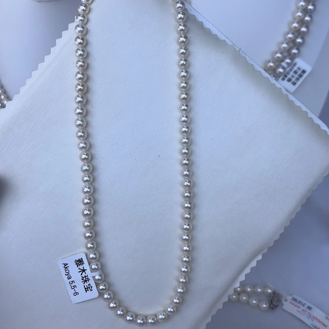 海水珍珠银S925镶嵌颈饰