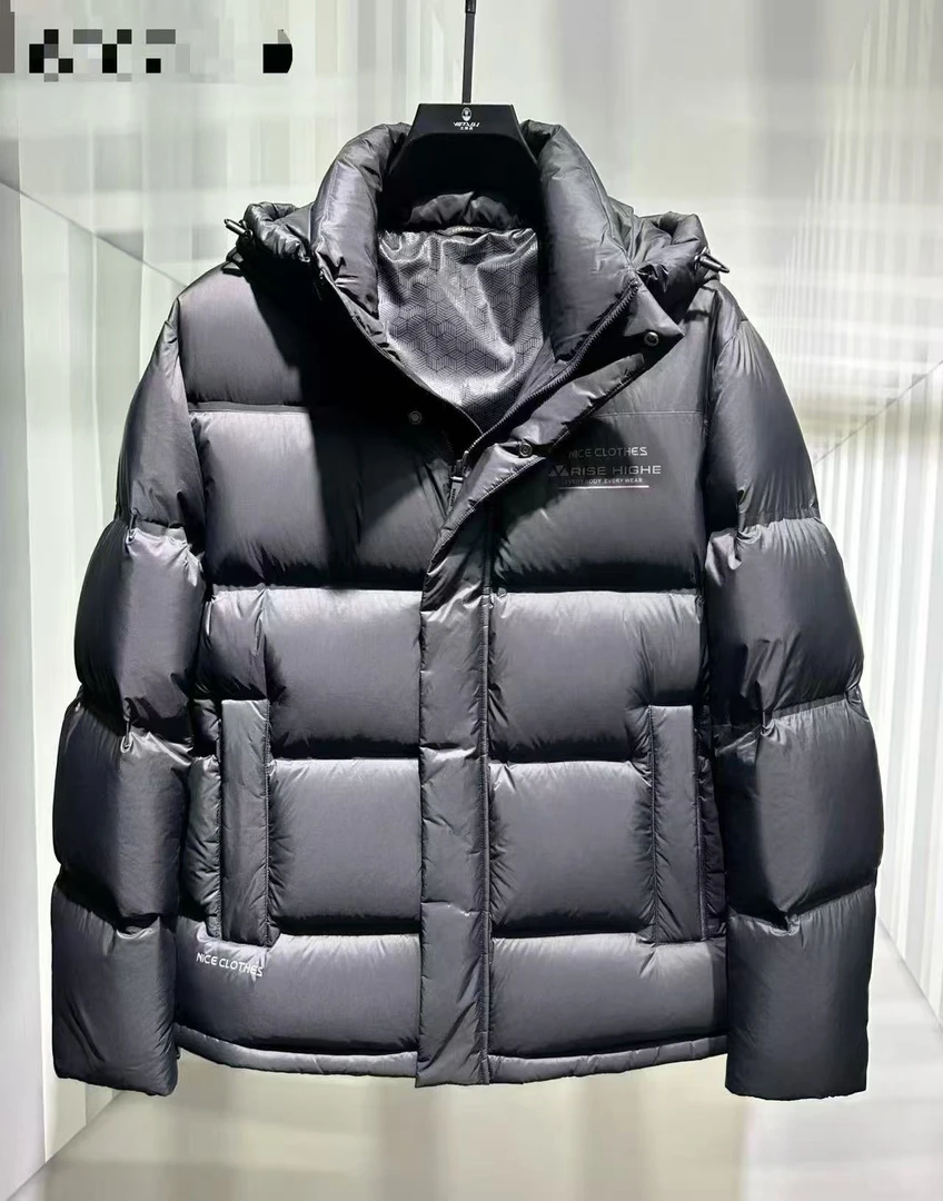 65876冬季高端短款款90白鸭绒时尚欧货年轻款羽绒服